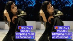 Cute Desi wife Gets Horny Job Interview – Str!ps NUD€ on Videocall Call for her Husband’s Boss