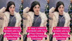 Beautiful Snapchat Influencer – Latest Most Exclusive – Viral Stuff  Videos Ft. Full Nude with Face – Pssy Closeup Spreading Rubbing Cucumber