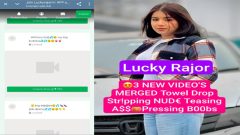 Lucky Rajor Skype App Exclusive Towel – Drop Str!pping Nude Teasing Ass Pressing Boobs