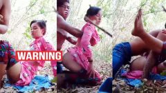 Latest Viral Collage Girl Outdoor Fucked By Lover In Jungol