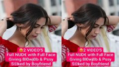 College Fresher Full Face Giving Blowjob – Pssy Saked by Boyfriend