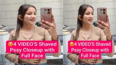 Beautiful Punjabi GF – Latest Most Exclusive Viral Stuff – Shaved Pssy Closeup with Full Face