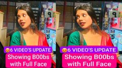 Horny Desi GF Snapchat inbox – Special Showing Boobs with Full Face