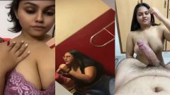 Thick Indian Babe Sucking Cock