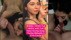 Nri Desi Girl Sucking Full Nude – Blowjob with Full Face – Showing Her Perfect Body