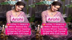 Arohi Instagram Model Teasing – Stripping Full Frontal – Nude with Full Face