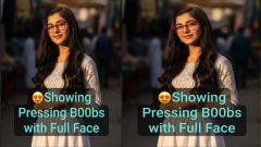 Beautiful Desi GF Latest Most Exclusive – Viral Snapchat inbox Showing – Pressing Boobs with Full Face