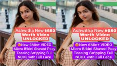 Ashwitha Most Demanded New – Super Seductive – Stripping Full Nude