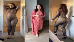 Cute Chubby Figure Pak Babe Having Fun