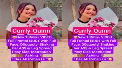 Currly Quinn New Premium Live – Full Nude With Full Face