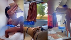 On Moving Train – Hot Couple Aka – Sugar & Spice Fucking