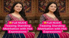 Desi GF gets Horny Long Distance Boyfriend – Full Nude Teasing Standing Mstrbation
