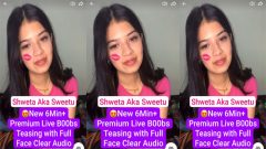 Shweta Aka Sweetu Fashion Influencer – Boobs Teasing Premium Live