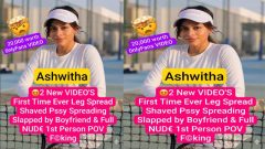 Ashwitha First Time Ever First Person – POV Fucking, Slapped by Boyfriend