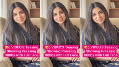 Innocent Looking GF Latest Most Exclusive Viral – Teasing Showing Pressing Boobs with Full Face