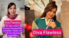 Diva Flawlwss Nude For First Time – Topless with Full Face