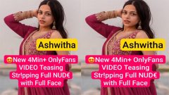 Ashwitha Super Seductive – Teasing Boobs Pressing – Stripping Full Nude