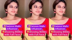 Famous Mallu Influencer Most Demanded – Premium Trending Showing – Boobs with Full Face