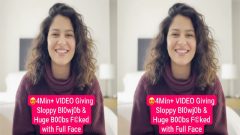 HR Manager Giving Sloppy Blowjob to Fresher – Huge Boobs Fucked with Full Face