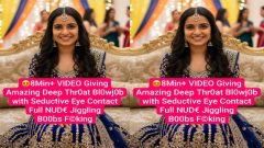 Desi Nri Girl Latest Trending Giving Amazing – Deep Throat Blowjob – with Seductive Fucking