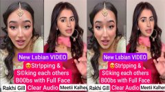 Meetii Kalher & Rakhl Girl New Lsbian Stripping – Sucking Boobs with Full Face